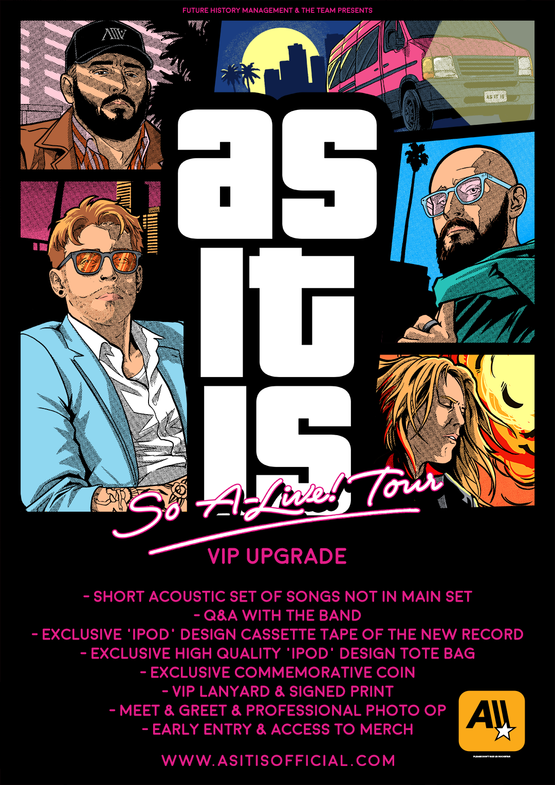 I'M SO A-LIVE! TOUR VIP UPGRADE - 19/9 - Oxford - O2 Academy 2
