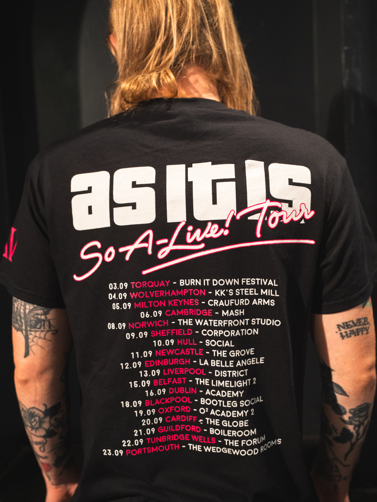 So A-Live! Tour Dates Tee