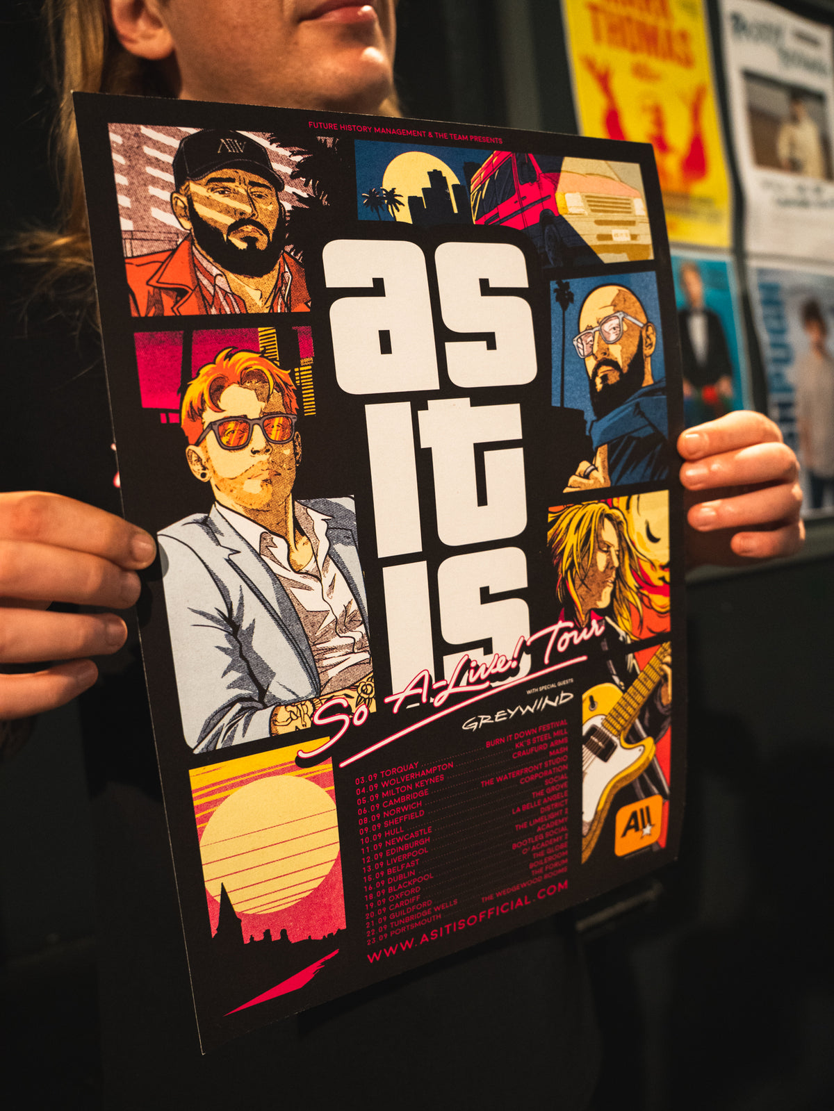 So A-Live! Tour Poster