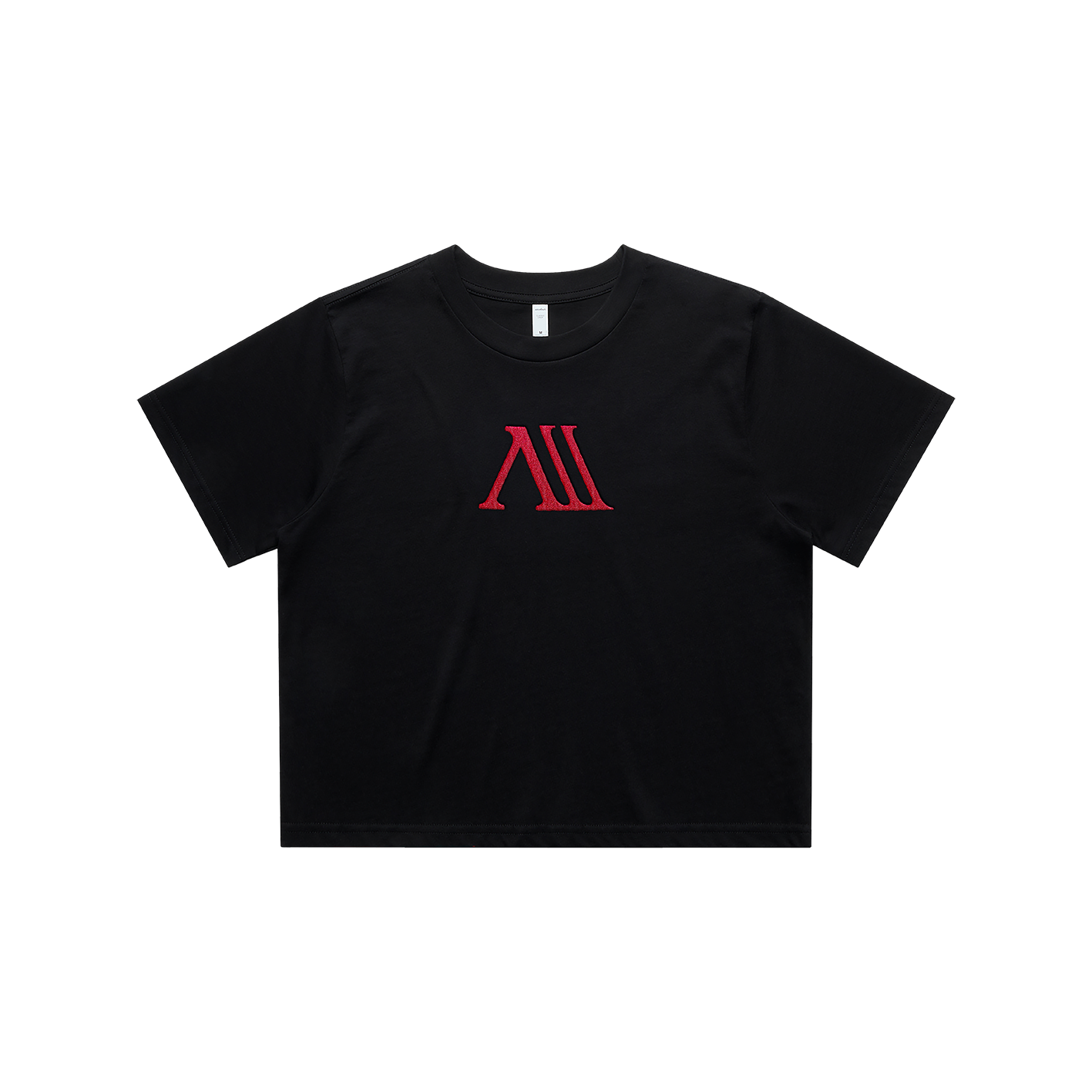 Eras Embroidered Crop Top - TGD - Black