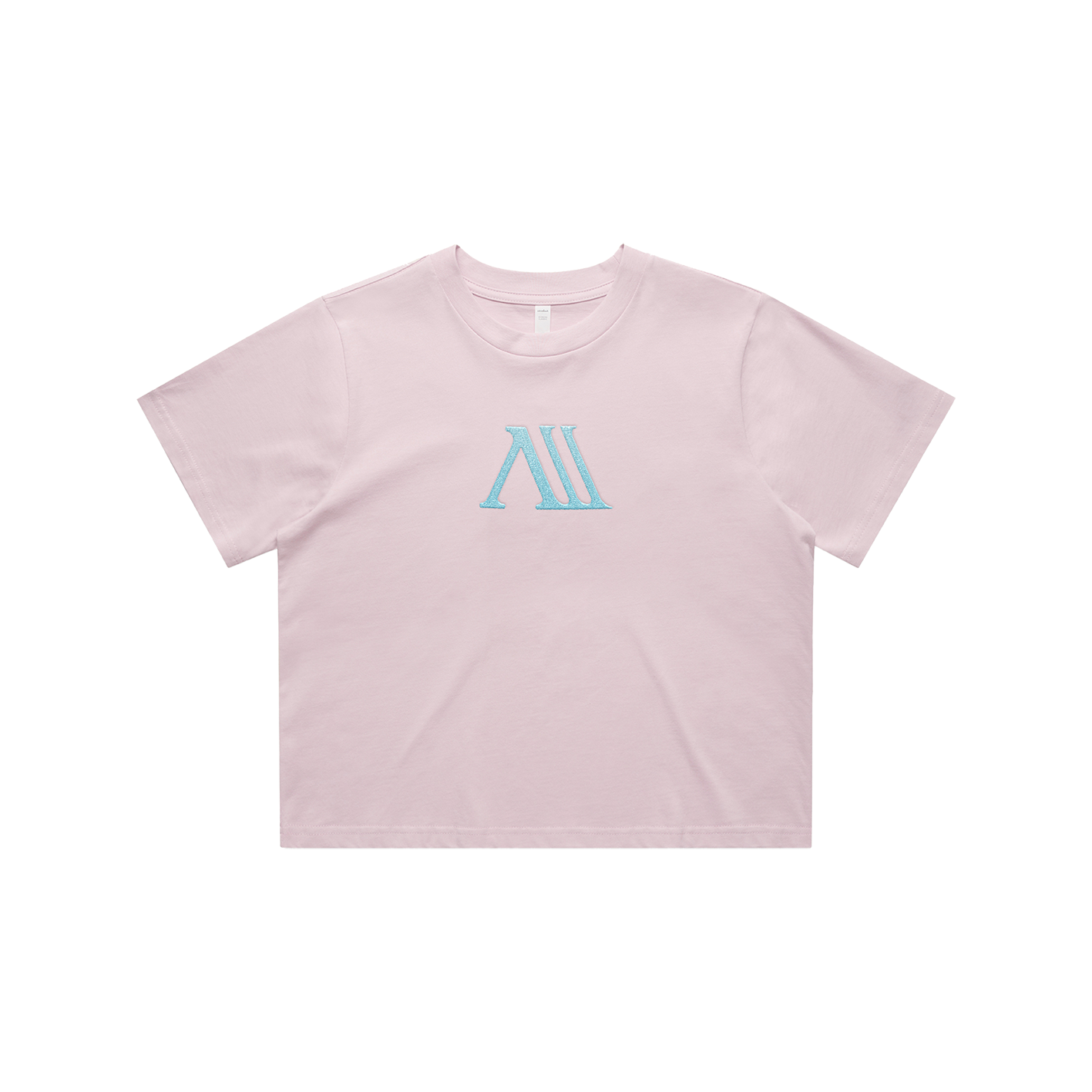 Eras Embroidered Crop Top - okay - Pink