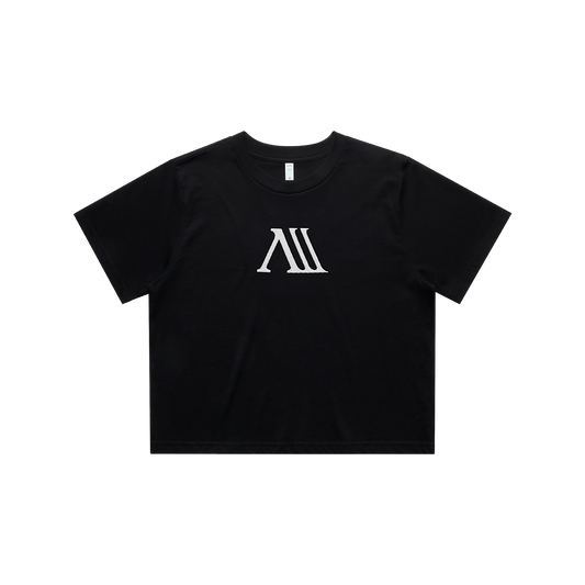 Original Embroidered Crop Top - Black